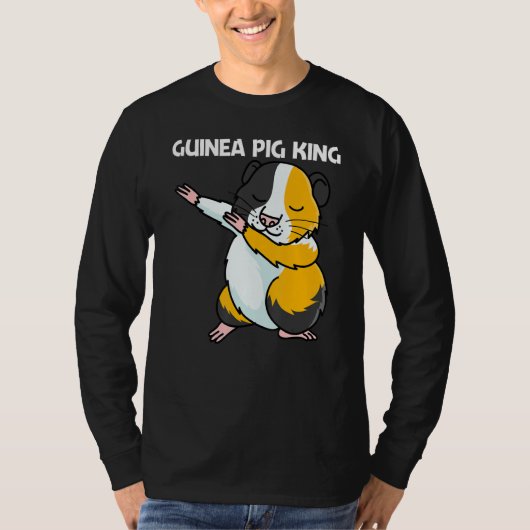 Cute Guinea Pig For Men Dad Pet Animal Breed Tシャツ (正面)