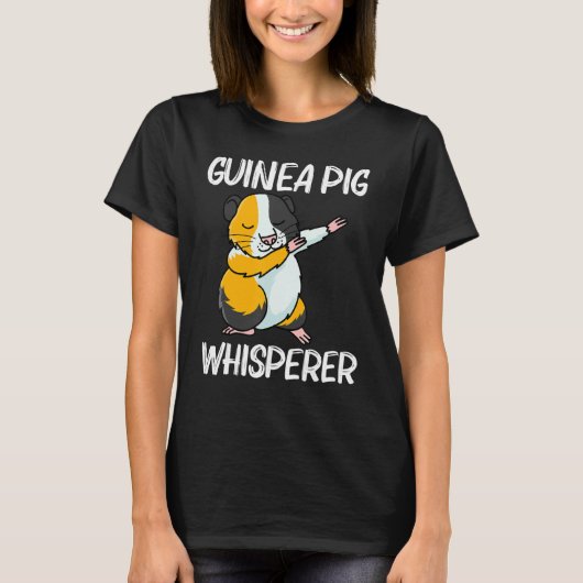Cute Guinea Pig For Men Women Pet Animal Breed Tシャツ (正面)