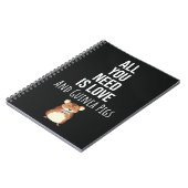 Cute Guinea Pig Gifts Pet Small Animal Lover ノートブック (左側)