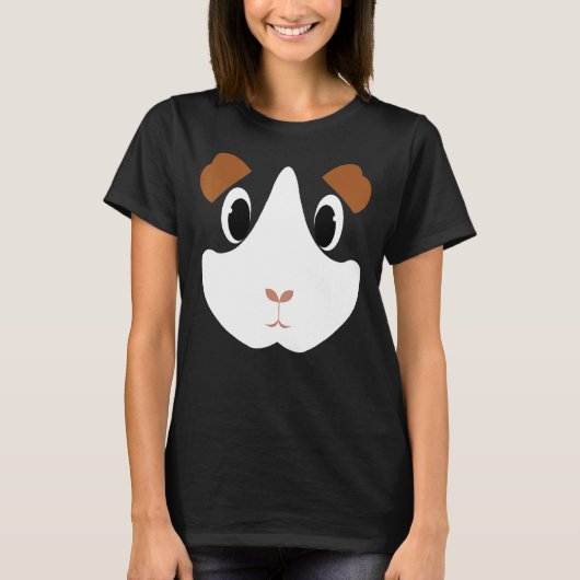 Cute Guinea Pig  Halloween Tシャツ (正面)