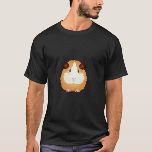 Cute guinea pigs to fall in love with tシャツ (正面)
