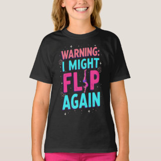 Cute Gymnastics Art for Girls, Kids, Women Gym Tシャツ