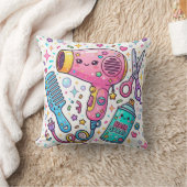 Cute Hair Stylist Tools クッション (ブランケット)