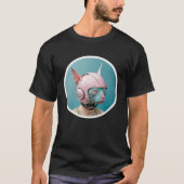 Cute Hairless Cate Pop Pilot Tシャツ (正面)
