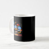 Cute Hallothanksmas Bowling Halloween Thanksgiving コーヒーマグカップ (正面左)