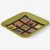 Cute Halloween ペーパープレート (傾斜あり)