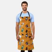 Cute Halloween All-Over Print Apron エプロン (着用した状態)
