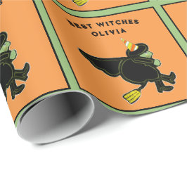 Cute Halloween Birthday Gift ラッピングペーパー