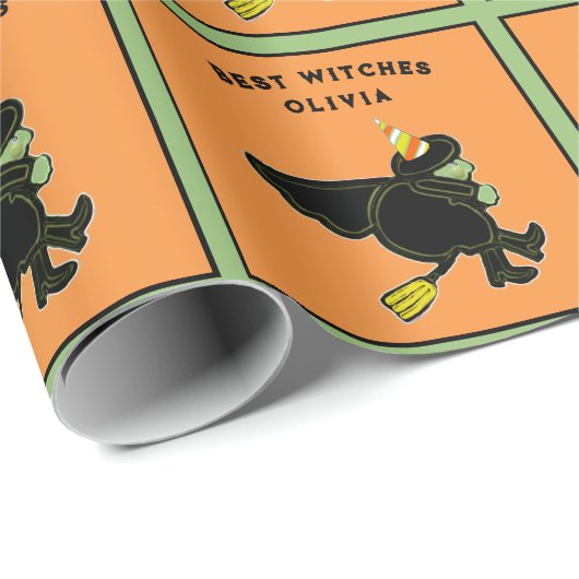 Cute Halloween Birthday Gift ラッピングペーパー (ロールコーナー)