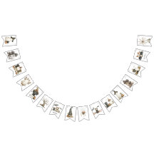 Cute Halloween Bunting Banner