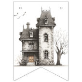 Cute Halloween Bunting Banner バンティングフラッグ (第2の旗)