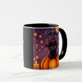Cute Halloween Cat Mug – Limited Edition 💫 マグカップ (正面右)
