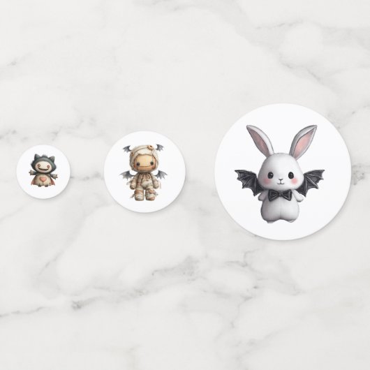 Cute Halloween Characters コンフェッティ (正面)