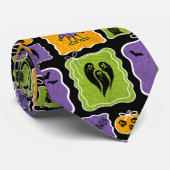 Cute Halloween Characters Zombies ネクタイ (ロール)