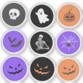 Cute Halloween Collection Vinyl Cut  シール (正面)