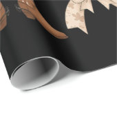 Cute Halloween Cowboy Ghost ラッピングペーパー (ロールコーナー)