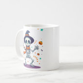 Cute halloween dancing skeleton mug コーヒーマグカップ (正面左)