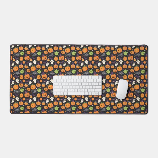 Cute Halloween Desk Mat デスクマット (キーボード&マウス)