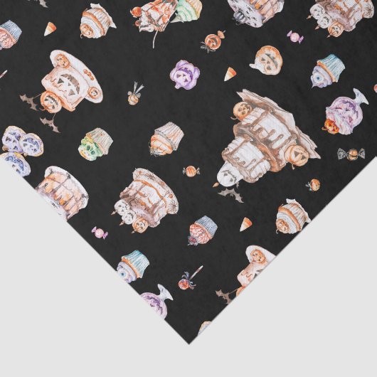 Cute Halloween Dessert Pattern Apron 薄葉紙 (詳細)