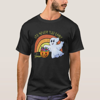 Cute Halloween Ghost - Funny Retro Vintage Tシャツ