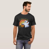 Cute Halloween Ghost - Funny Retro Vintage Tシャツ (正面フル)