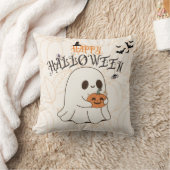 Cute Halloween Ghost Pillow クッション (ブランケット)
