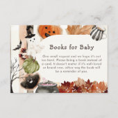 Cute Halloween Ghost Pumpkin Books for Baby エンクロージャーカード (正面)