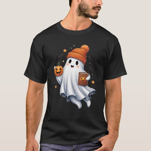 Cute Halloween Ghost Tシャツ (正面)
