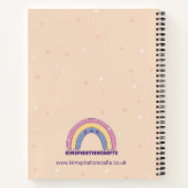 Cute Halloween Ghostie Notebook, Back to School ノートブック (裏面)