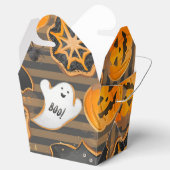 CUTE HALLOWEEN GHOSTS BATS SPIDER WEBS PUMPKINS フェイバーボックス (オープン)