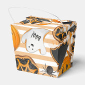 CUTE HALLOWEEN GHOSTS BATS SPIDER WEBS PUMPKINS フェイバーボックス (裏面サイド)