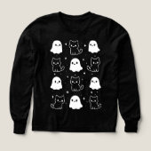 Cute Halloween Ghosts Kawaii Kitten (デザイン正面)