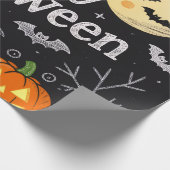 Cute Halloween Gift Wrap ラッピングペーパー (角)