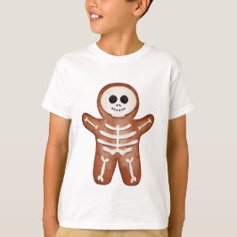 Cute Halloween Gingerbread Skeleton Cookie Tシャツ