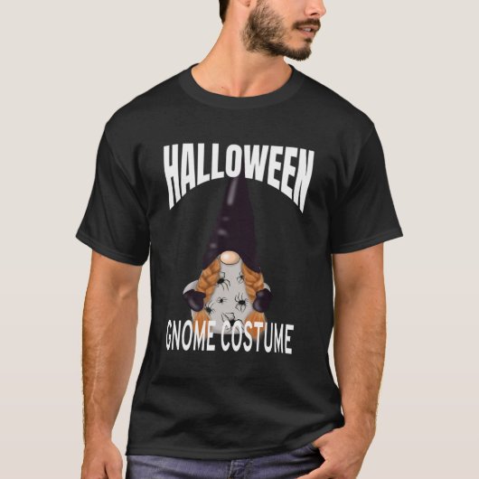 Cute Halloween Gnome Spider Costume Tシャツ (正面)