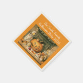 Cute Halloween Hamster Snack Party スタンダードカクテルナプキン (角)