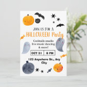 Cute Halloween Invitation | Kids & Family 招待状 (スタンド正面)