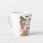 Cute Halloween Kids Mug – Cartoon Costume Coffee  カフェラテマグ (左アングル)