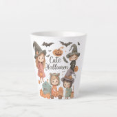 Cute Halloween Kids Mug – Cartoon Costume Coffee  カフェラテマグ (正面)