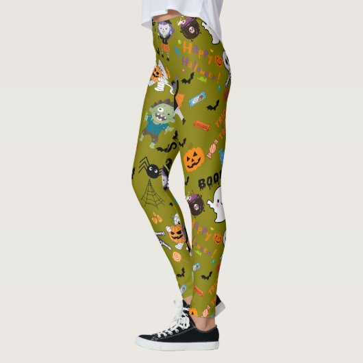 Cute Halloween Leggings レギンス (左)
