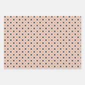 Cute Halloween Modern Pastel Ghost Gift Wrap ラッピングペーパーシート (正面2)