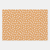 Cute Halloween Modern Pastel Ghost Gift Wrap ラッピングペーパーシート (正面)
