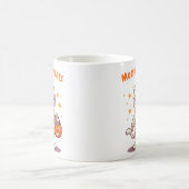 Cute halloween mummy mug コーヒーマグカップ (中央)