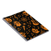 cute Halloween music notebook ノートブック (右側)
