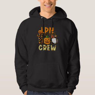 Cute Halloween Nurse Costume Lpn Boo Crew Gnome パーカ