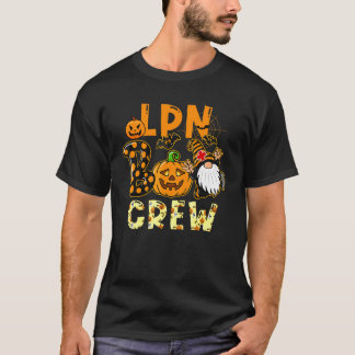 Cute Halloween Nurse Costume Lpn Boo Crew Gnome Tシャツ
