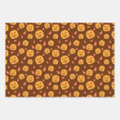 Cute Halloween Pattern Wrapping Paper Sheet Sets. ラッピングペーパーシート (正面3)