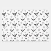 Cute Halloween Pattern Wrapping Paper Sheet Sets. ラッピングペーパーシート (正面2)