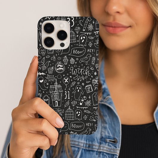 Cute Halloween Phone Case iPhoneケース