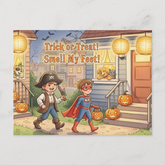 Cute Halloween Postcard ポストカード (正面)